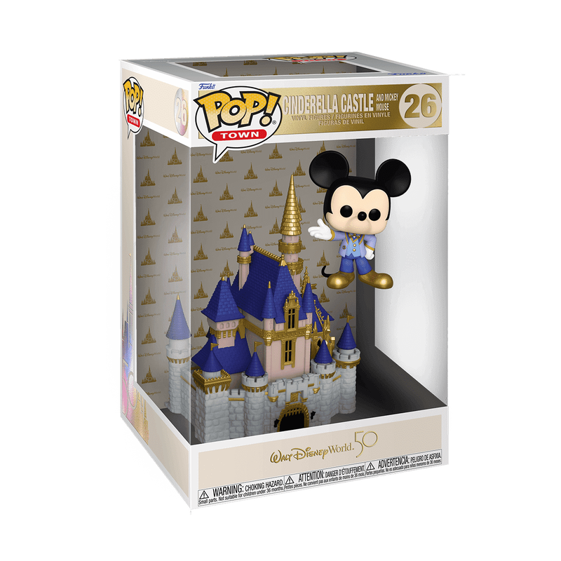 Funko Pop! Town Cinderella Castle and Mickey Mouse 50th Anniversary #26