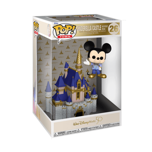 Cinderella Castle and Mickey Mouse 50th Anniversary Vinyl Figure Set #26 - alternate view 2