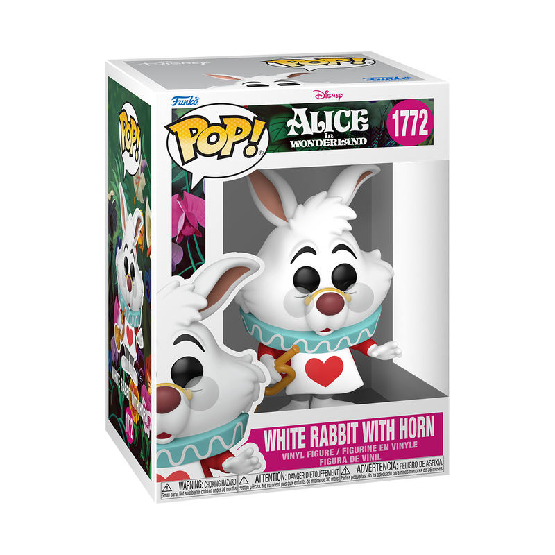 White Rabbit with Horn Funko Pop! Vinyl Figure #1772 Disney Alice in Wonderland