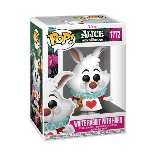 White Rabbit with Horn Vinyl Figure #1772 Alice in Wonderland - alternate view 2