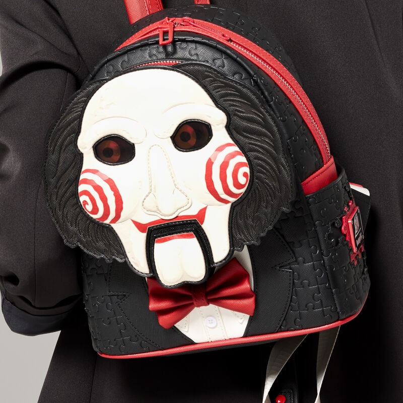 Saw Billy Puppet Lenticular Cosplay Mini Backpack Loungefly