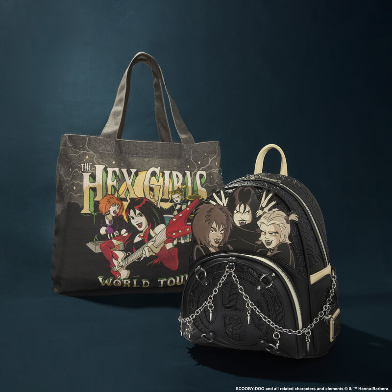 Scooby-Doo! The Hex Girls World Tour Oversized Canvas Tote Bag Loungefly