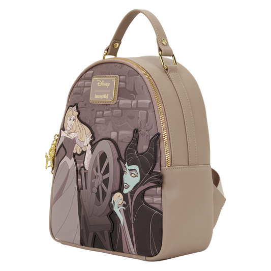 Backpack with animated characters on a white background