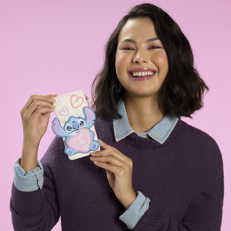 Loungefly Disney Stitch & Angel Be Mine Valentine Card Holder