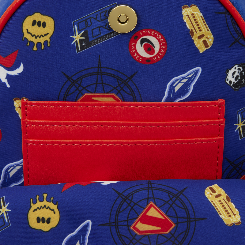 Loungefly DC Supergirl Krypto Sling Crossbody Bag with Kryptonian Crest Coin Bag