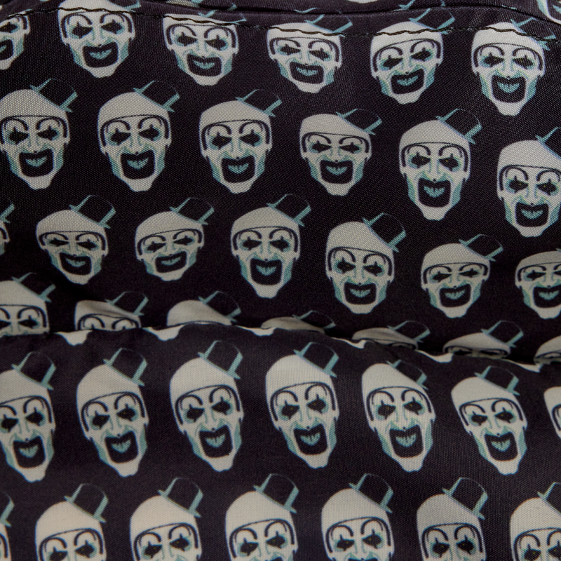 Terrifier Art the Clown Checkered Crossbody Bag Loungefly