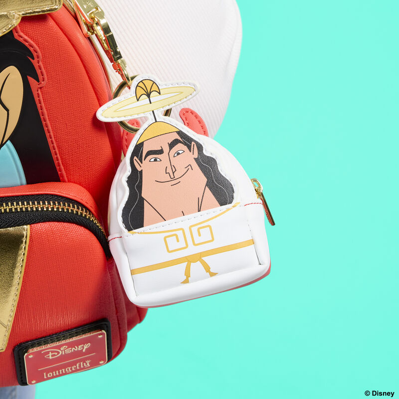 The Emperor's New Groove Kronk Angel Devil Reversible Mini Backpack Keychain Bag Charm Loungefly Disney