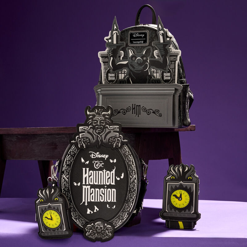 The Haunted Mansion Plaque Glow Crossbody Bag