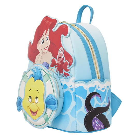 The Little Mermaid Ariel Flounder & Sebastian Mini Backpack - alternate view 2