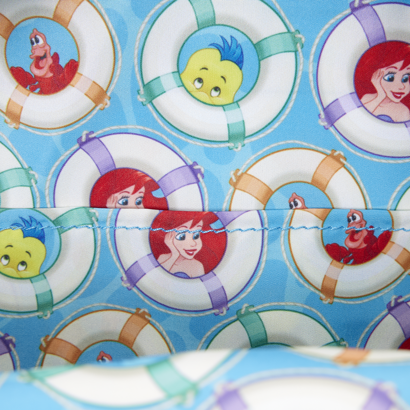The Little Mermaid Ariel Flounder & Sebastian Mini Backpack Loungefly Disney
