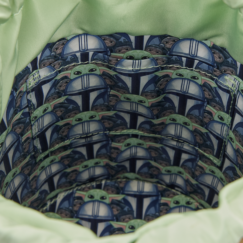 Loungefly Star Wars The Mandalorian Grogu & Anzellan Bucket Crossbody Bag