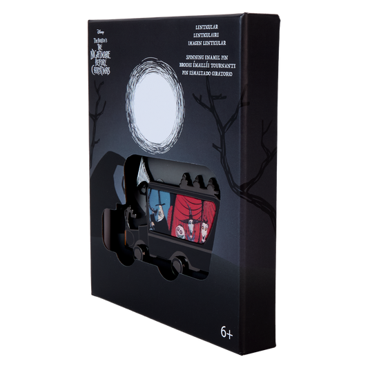 Black packaging box with a window displaying images of characters, suitable for children aged 6 and above.
