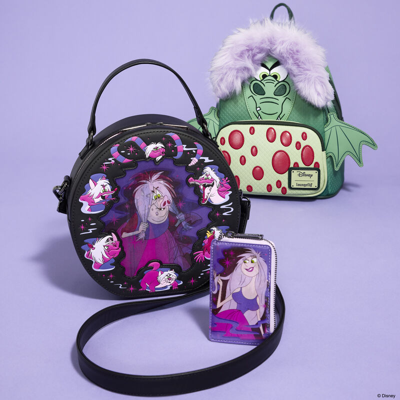 Loungefly Disney The Sword in the Stone Madam Mim Lenticular Crossbody Bag