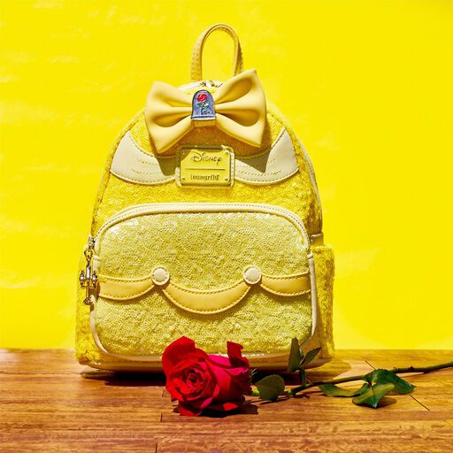Beauty and the Beast Belle Sequin Series Cosplay Mini Backpack - Exclusive