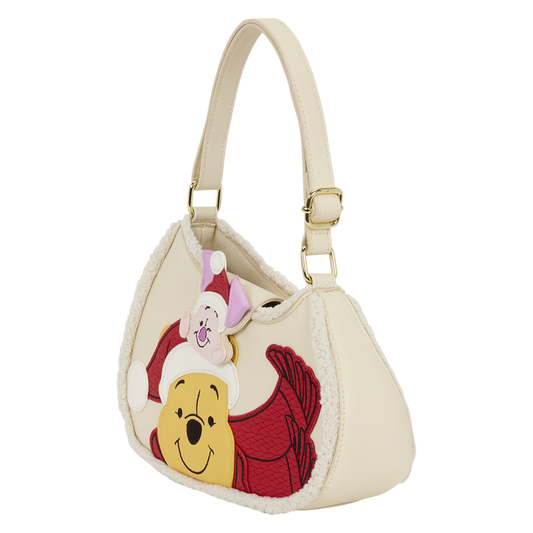 Pooh and Piglet Holiday Crossbody Bag side
