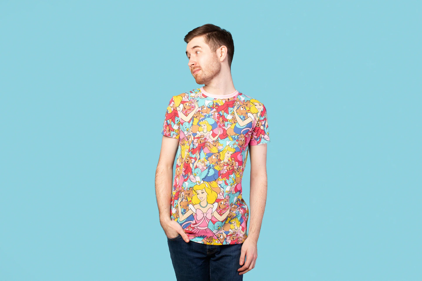 CakeWorthy Disney Cinderella All Over Print T-Shirt