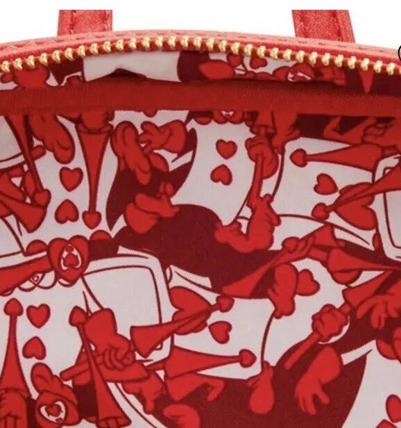 Alice in Wonderland Ace of Hearts Cosplay Mini Backpack