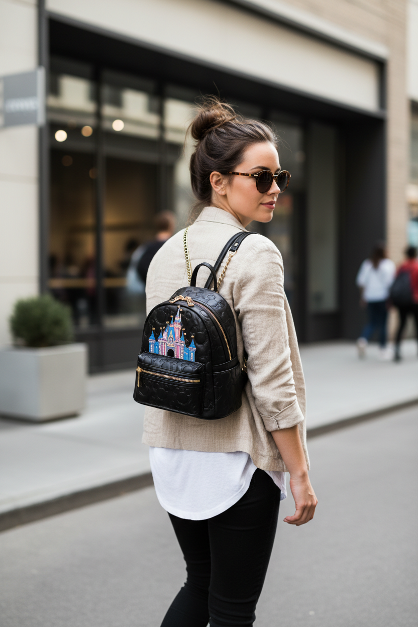 cool backpacks of mini color people State and a luggage sleeve in the back. Madison & Dakota Canvas Mini