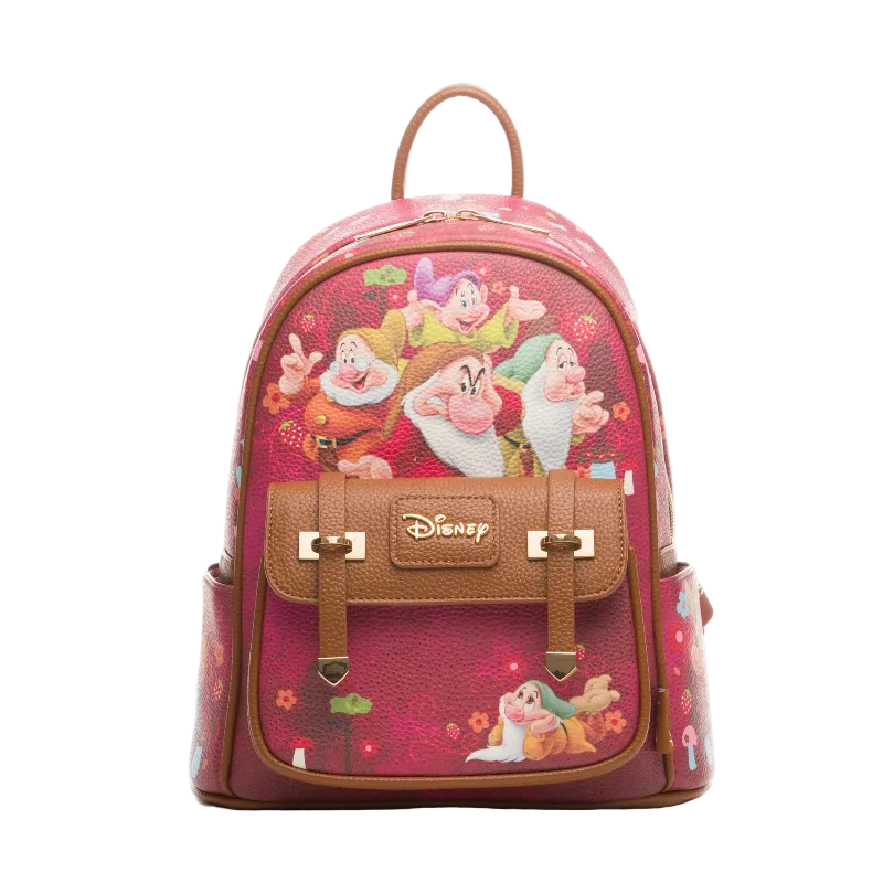 Backpack with Disney character design on a white background