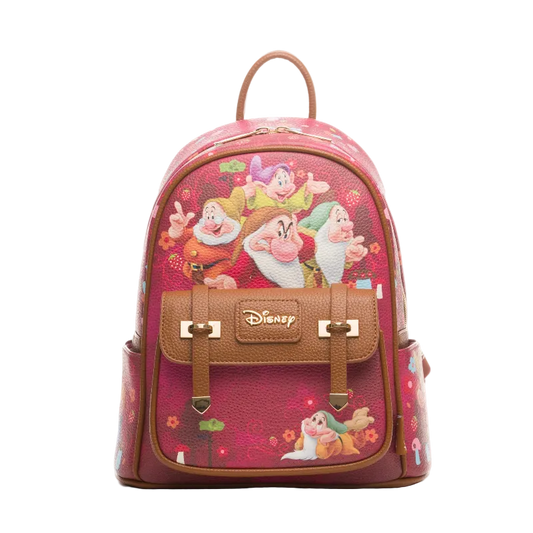 Backpack with Disney character design on a white background