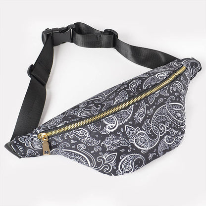 Bandana Fanny Pack: Black