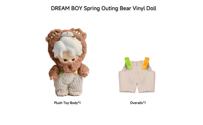Dream Boy Spring Outing Bear Vinyl Doll | 10" Collectible Figure