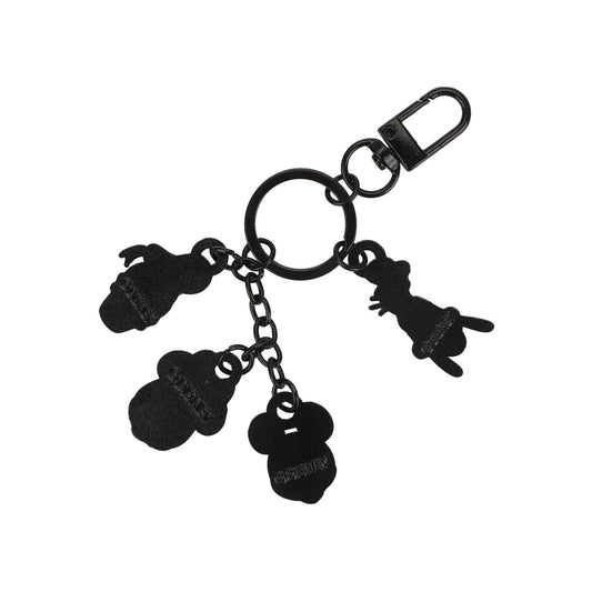 Mickey Minnie Donald and Goofy Hard Enamel Charms Keychain - alternate view 2
