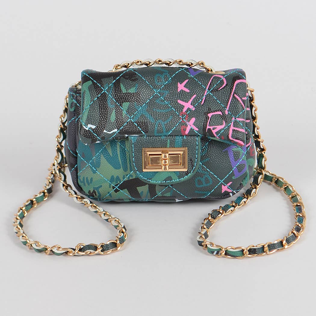 Multi Fonts Gradient Clutch: Camel