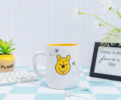 Winnie the Pooh Ceramic Pottery Mug | Holds 25 Ounces