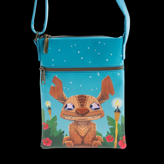 Tiki Stitch Passport Bag Exclusive Loungefly Disney Lilo & Stitch