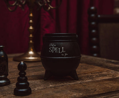 Hocus Pocus Spell On You Ceramic Cauldron Candle