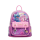 Backpack with cartoon characters and Disney logo on a white background