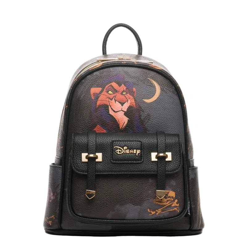 Backpack with Disney character design on a white background