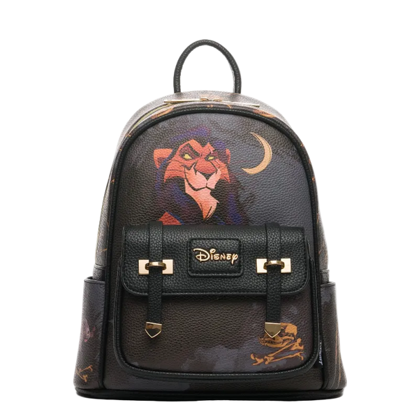 Backpack with Disney character design on a white background