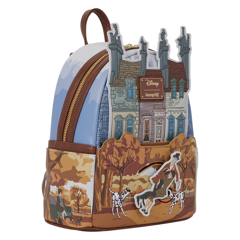 Loungefly Disney 101 Dalmatians Roger & Anita Scene Mini Backpack
