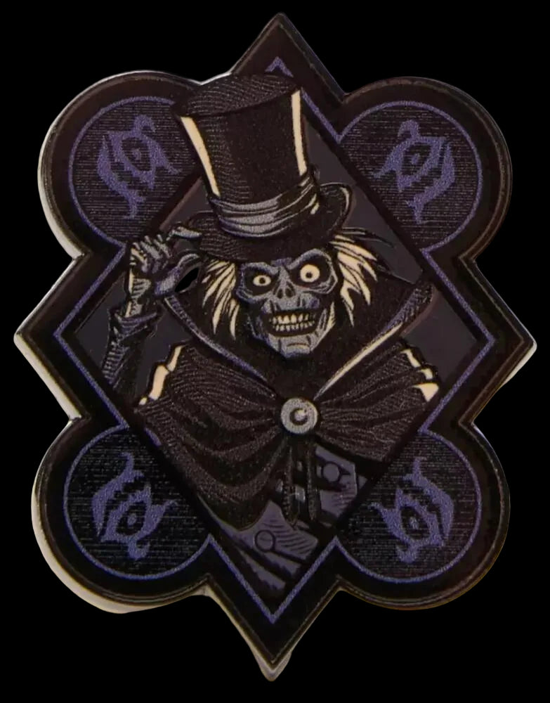 Parks The Haunted Mansion Hatbox Ghost Diamond Pin