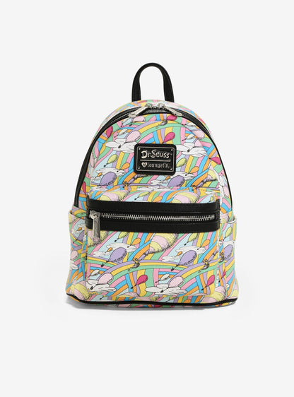Dr. Seuss Oh, the Places You'll Go! Allover Print Mini Backpack front
