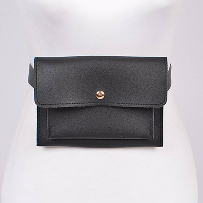 Plain Fanny Pack: Burgundy
