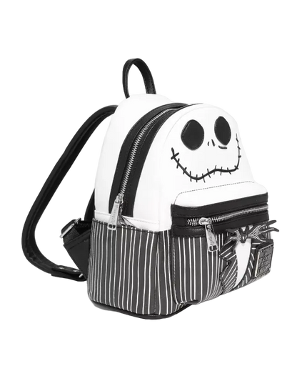 Backpack with Jack Skellington design on a white background