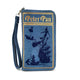 The Peter Pan Wallet In Vinyl: Blue