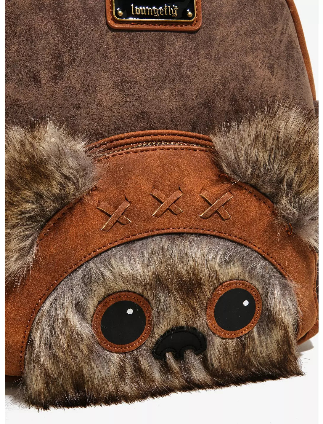 Wicket Ewok Suede Mini Backpack Exclusive Loungefly Star Wars