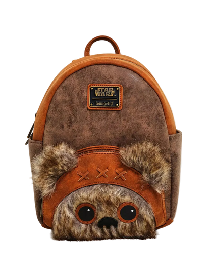 Wicket Ewok Suede Mini Backpack Exclusive Loungefly Star Wars