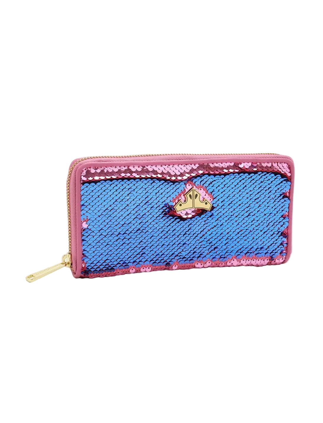 Loungefly Disney Princess Aurora Reversible Sequin Zip Around Wallet