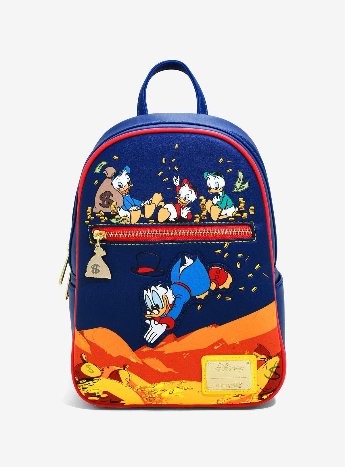DuckTales Gold Coins Mini Backpack front