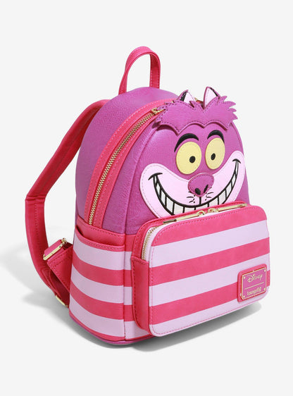 Alice in Wonderland Cheshire Cat Figural Mini Backpack