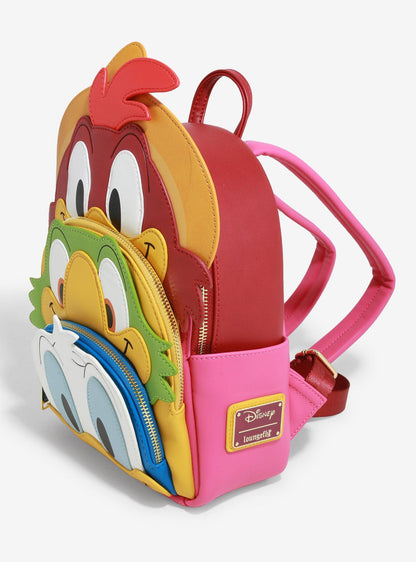 Three Caballeros Figural Mini Backpack