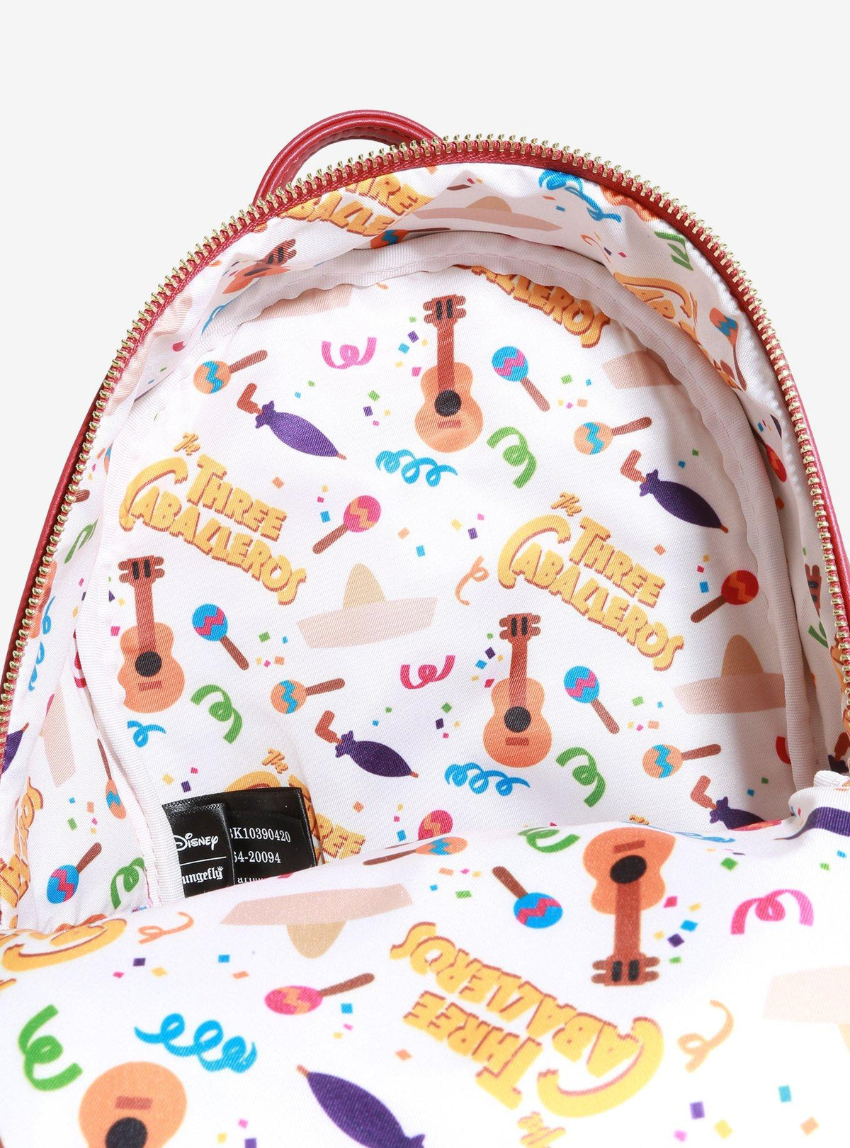 Three Caballeros Figural Mini Backpack