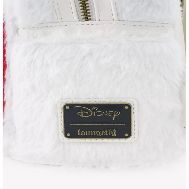 White jacket with a Disney Loungefly label on a white background