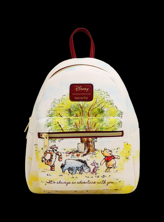 Winnie the Pooh Sketch Mini Backpack front