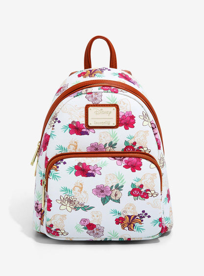 Princess Fall Floral Mini Backpack front